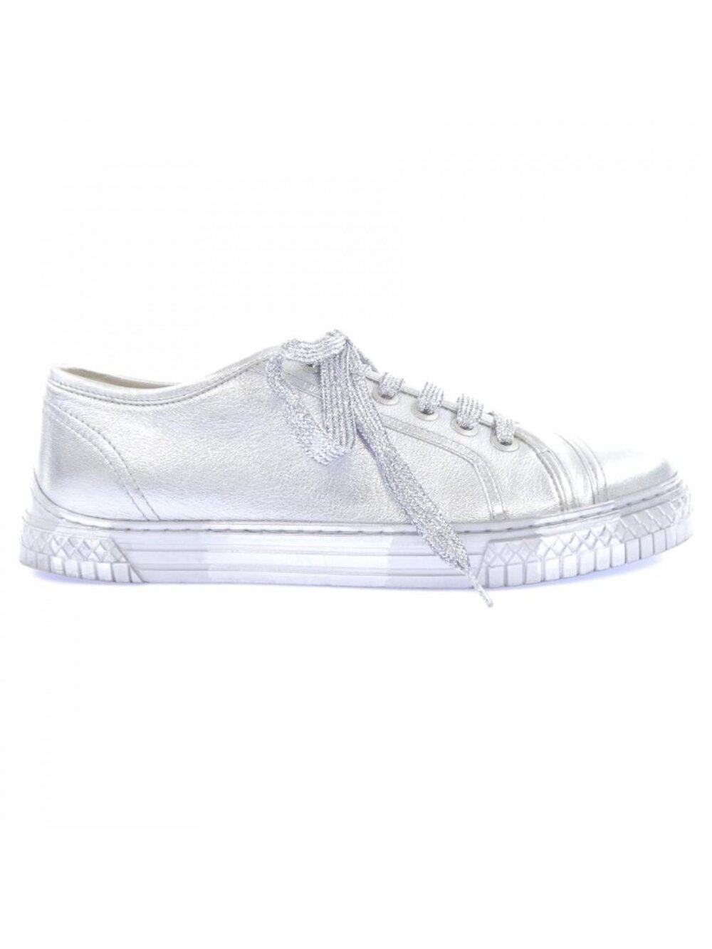 Chanel Sneakers Silver